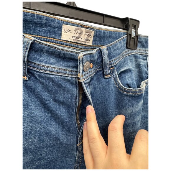 Size 27 / 4 - WE THE FREE - Free People - Skinny Jeans Distressed NEW no tags - Picture 8 of 13